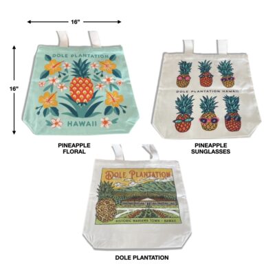 ASSORTED CANVAS TOTE BAGS